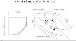 Ảnh Bồn tắm Massage Govern JS-0743 2