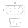 Bồn tắm Govern JS-6119 2