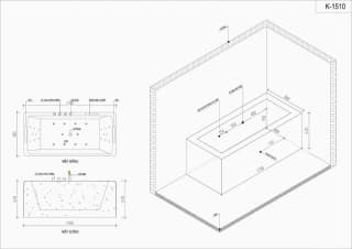 Ảnh Bồn tắm Massage Govern K-1510 2