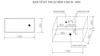Ảnh Bồn tắm Massage Govern JS-8092 2