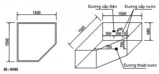 Ảnh Bồn tắm Massage Govern JS-0503 2