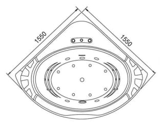Ảnh Bồn tắm Massage Govern K-8180 3