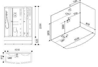 Ảnh Phòng tắm xông hơi Govern JS-0158 2