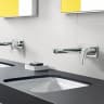 Vòi chậu gắn tường Hansgrohe 71734000+13622180 3