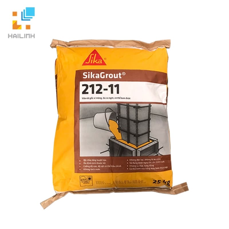 Vữa rót gốc xi măng  Sikagrout-212-11