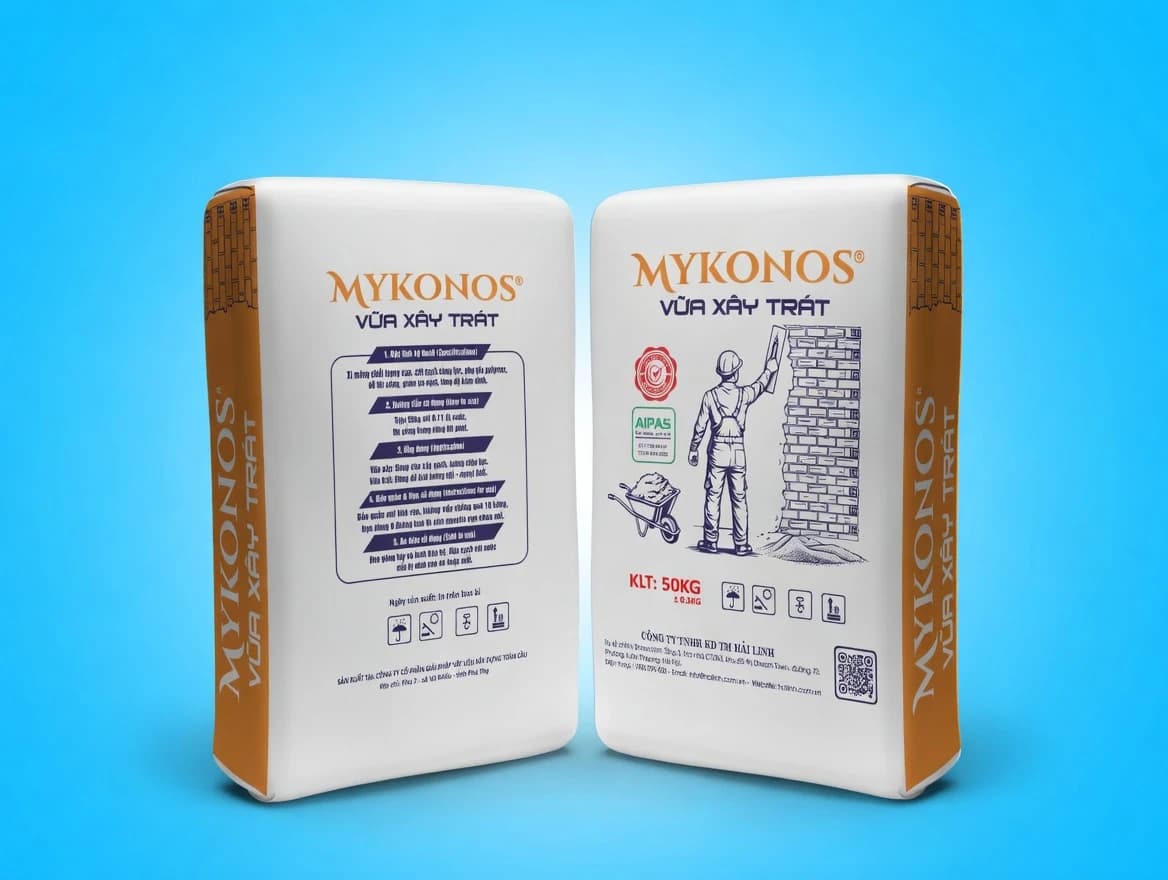Vữa khô trộn sẵn MYKONOS MKN-V01 