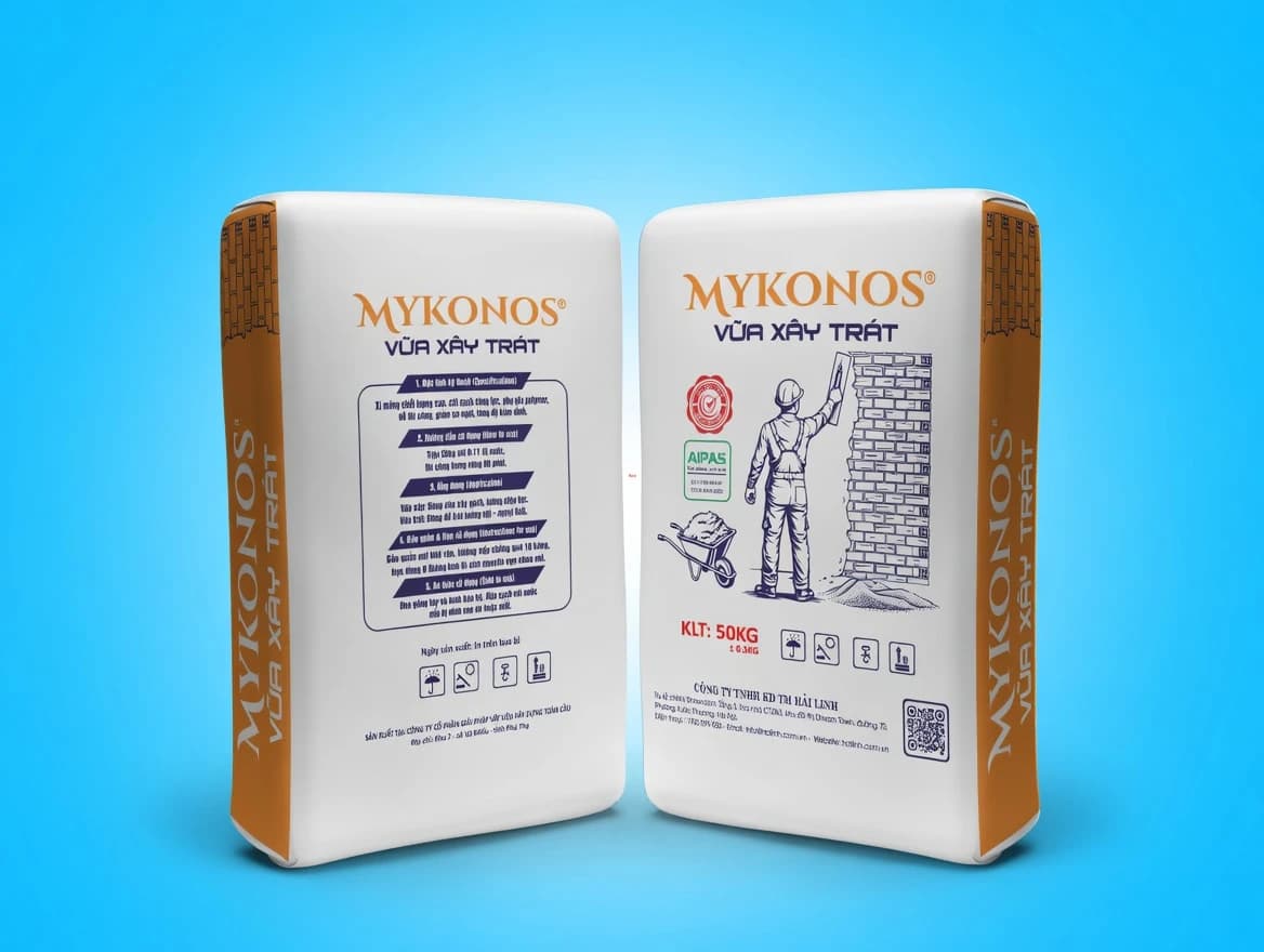 Vữa khô trộn sẵn MYKONOS MKN-V02