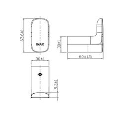 Ảnh Móc áo Inax KFS-941V 2