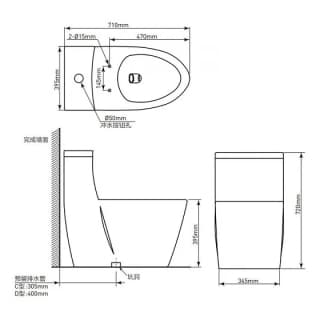 Ảnh Bồn cầu 1 khối Moen SW3154C1 2