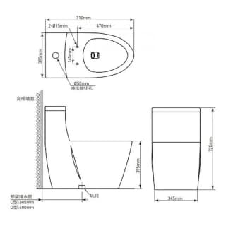 Ảnh Bồn cầu 1 khối Moen SW3182C1 2