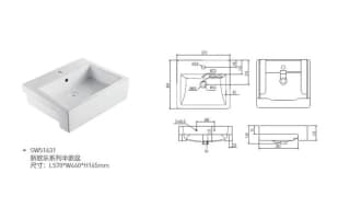 Ảnh Chậu rửa bán âm bàn Moen SW51631 2