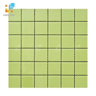 Gạch Mosaic HLMST330374 màu xanh cốm