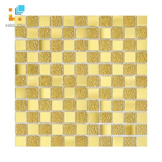 Ảnh Gạch Mosaic HLMST330398 màu vàng đẹp 1