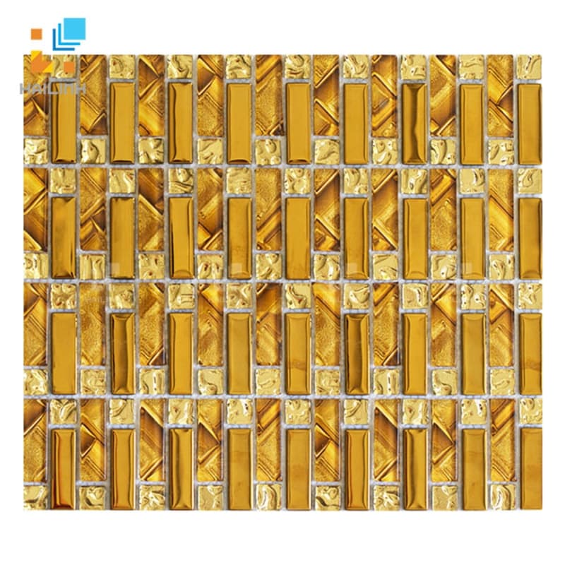 Gạch Mosaic HLMST330406 màu vàng