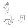 Bồn cầu 2 khối Roca A342785000 2