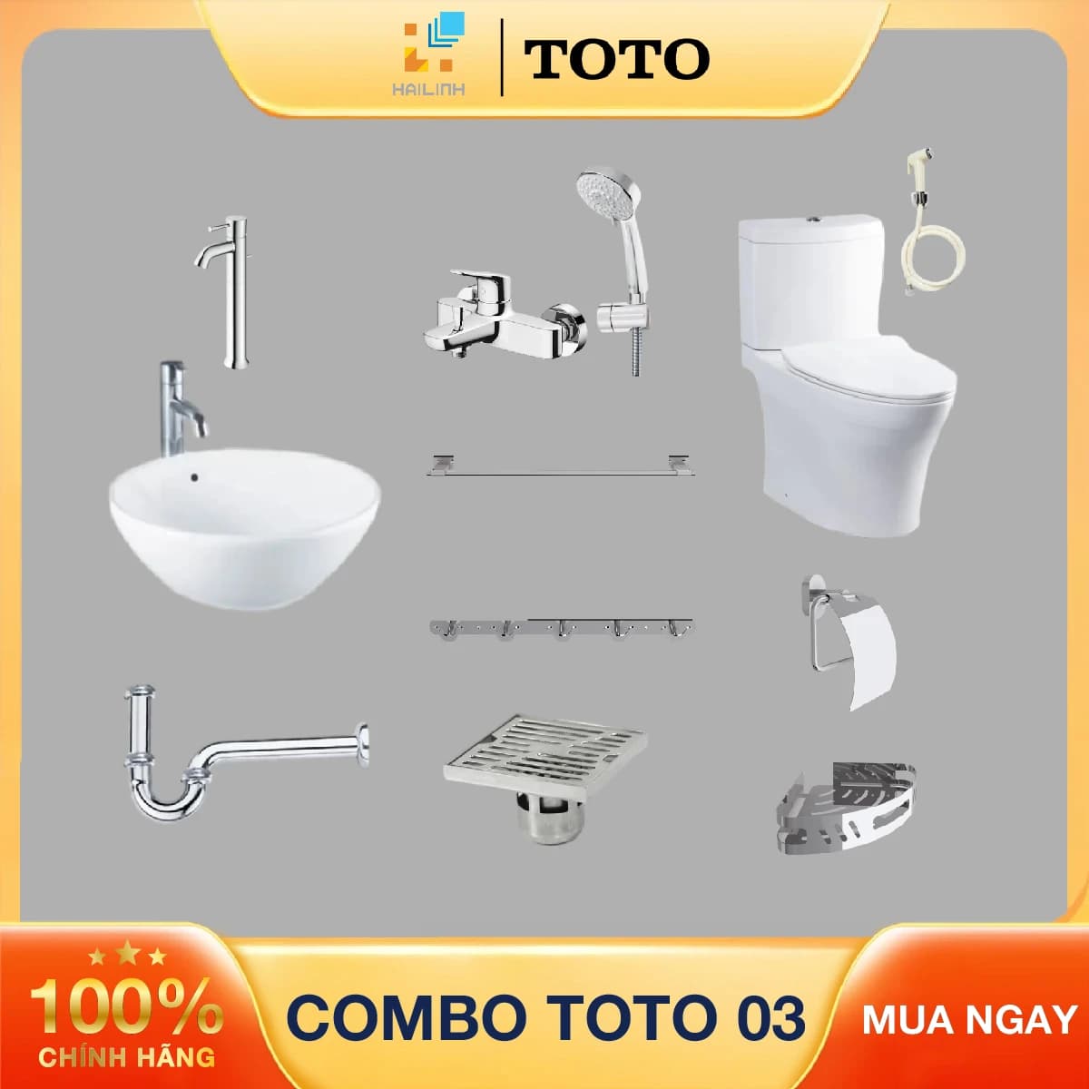 Combo thiết bị vệ sinh TOTO số 3