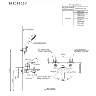 Ảnh Sen cây nóng lạnh TOTO DM907CS/TBS03302V/DGH104ZR 2
