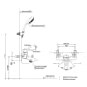 Sen tắm nóng lạnh TOTO TBS03302V/TBW01008V 2