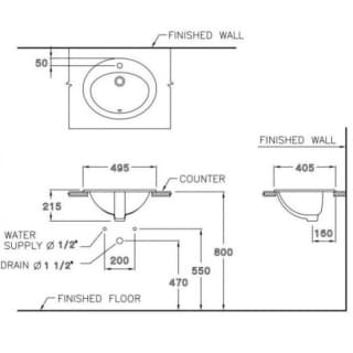 Ảnh Chậu rửa đặt bàn Cotto C029 2