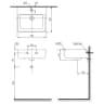 Chậu rửa treo tường TOTO LT328C 3
