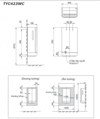 Ảnh Máy sấy tay TOTO TYC423WC 2