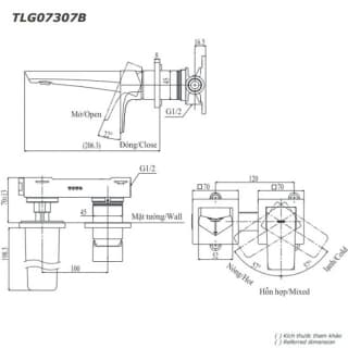 Ảnh Vòi chậu TOTO TLG07307BB 2