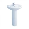 Chậu rửa treo tường Cotto C0107+C411 3