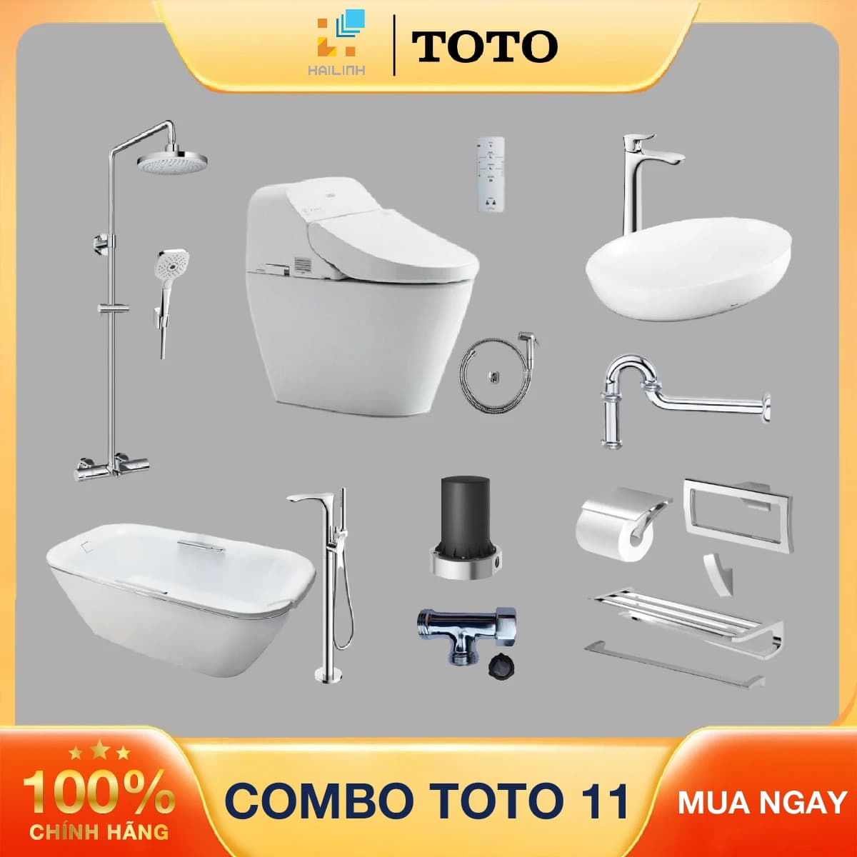 Combo thiết bị vệ sinh TOTO 11