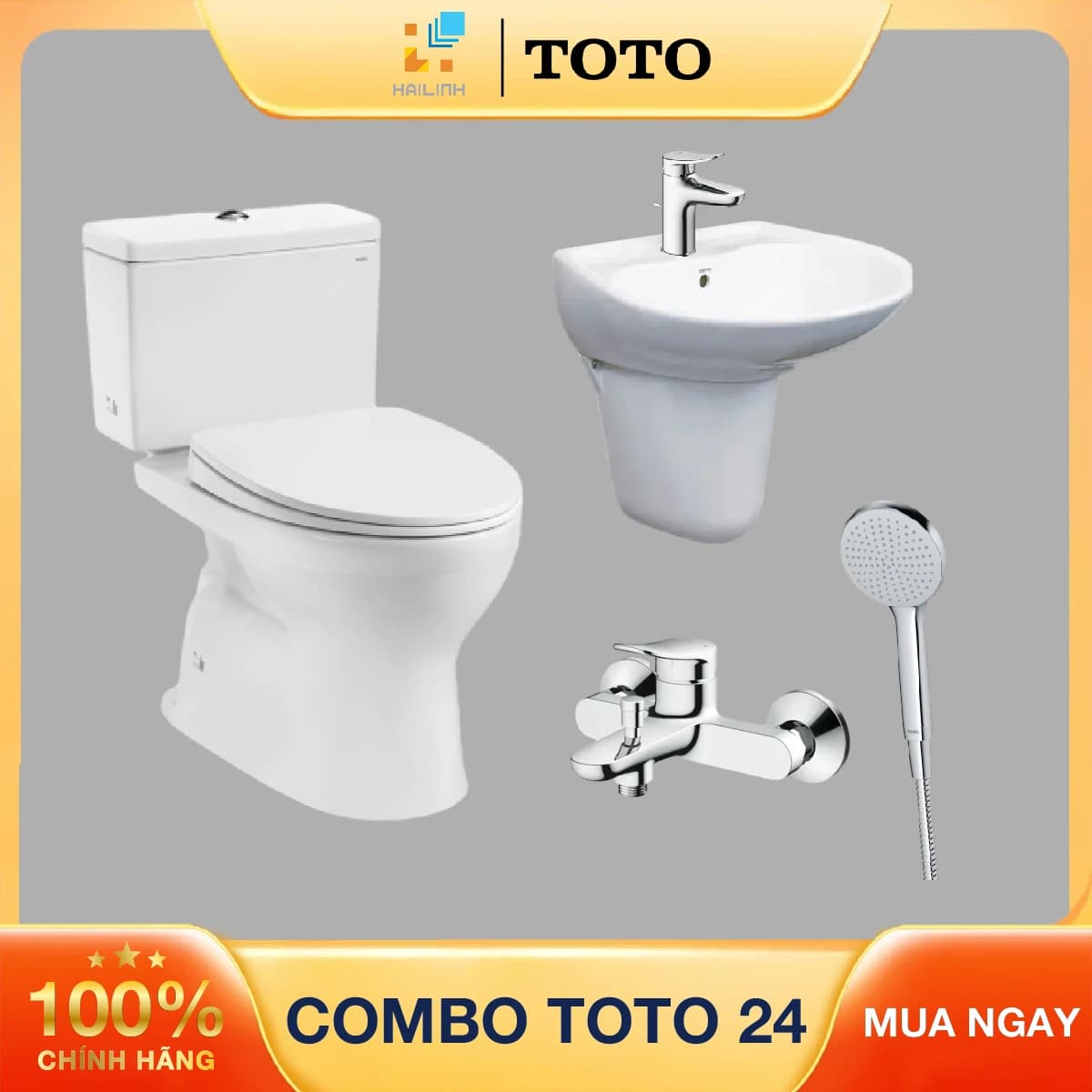 Combo thiết bị vệ sinh TOTO 24