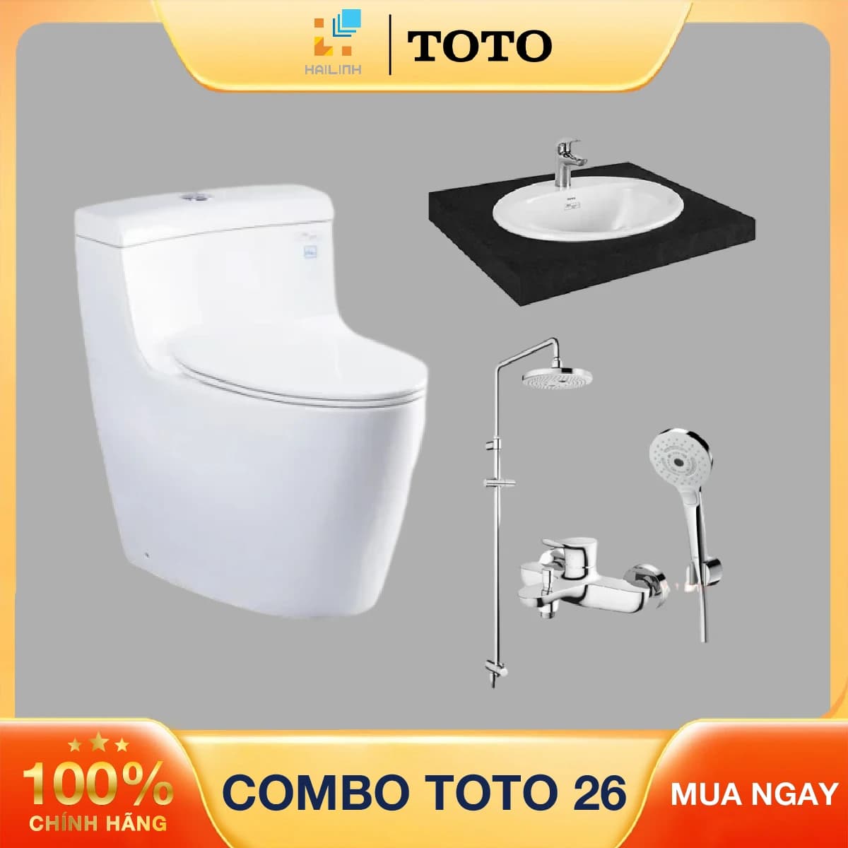 Combo thiết bị vệ sinh TOTO 26