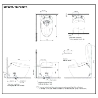 Ảnh Bồn cầu thông minh TOTO CS902VT/T53P100VR 2