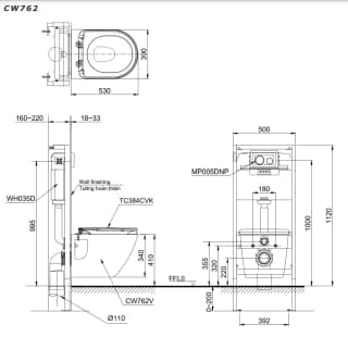 Ảnh Bồn cầu thông minh TOTO CW762/TC384CVK/WH172A/MB176G 2