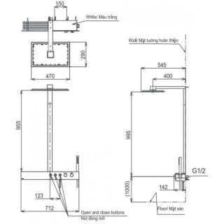 Ảnh Sen tắm cây TOTO TBW08408A 2