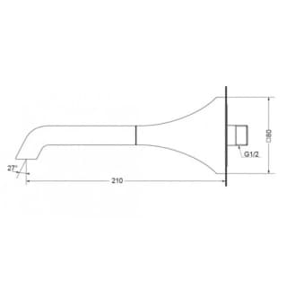 Ảnh Vòi xả bồn GC TOTO TBG08001B 2