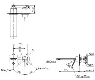 Ảnh Vòi chậu TOTO TLP02309BA 2