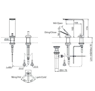 Ảnh Vòi chậu TOTO TLP02304B 2