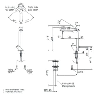 Ảnh Vòi chậu TOTO TLP03301A1 2