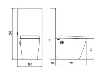 Ảnh Bồn cầu thông minh Platinum P.16.321 3
