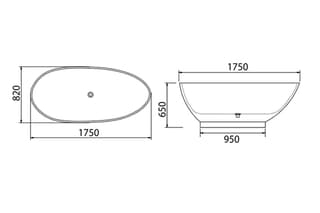 Ảnh Bồn tắm Viglacera P.61.350 4