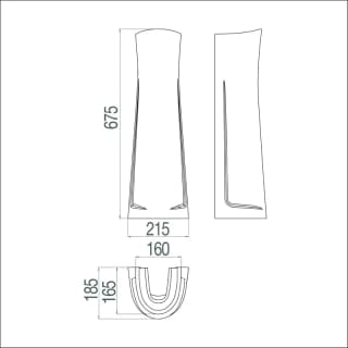 Ảnh Chân chậu dài Viglacera VI1T 3