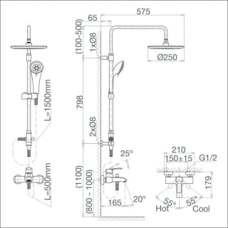 Ảnh Sen tắm Viglacera VG511 5