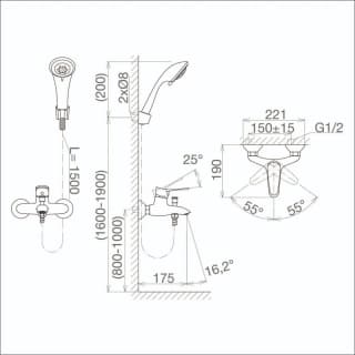Ảnh Sen tắm Viglacera VG514 6