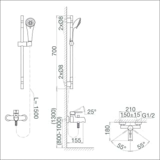 Ảnh Sen tắm Viglacera VG541.1 6