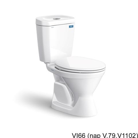Bồn cầu 2 khối Viglacera VI66