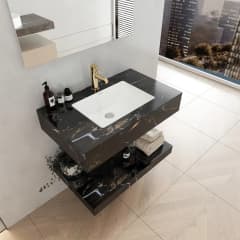 Ảnh Chậu bàn đá 2 tầng Viglacera VI12-9GP01 2