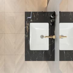 Ảnh Chậu bàn đá 2 tầng Viglacera VI12-9GP01 3