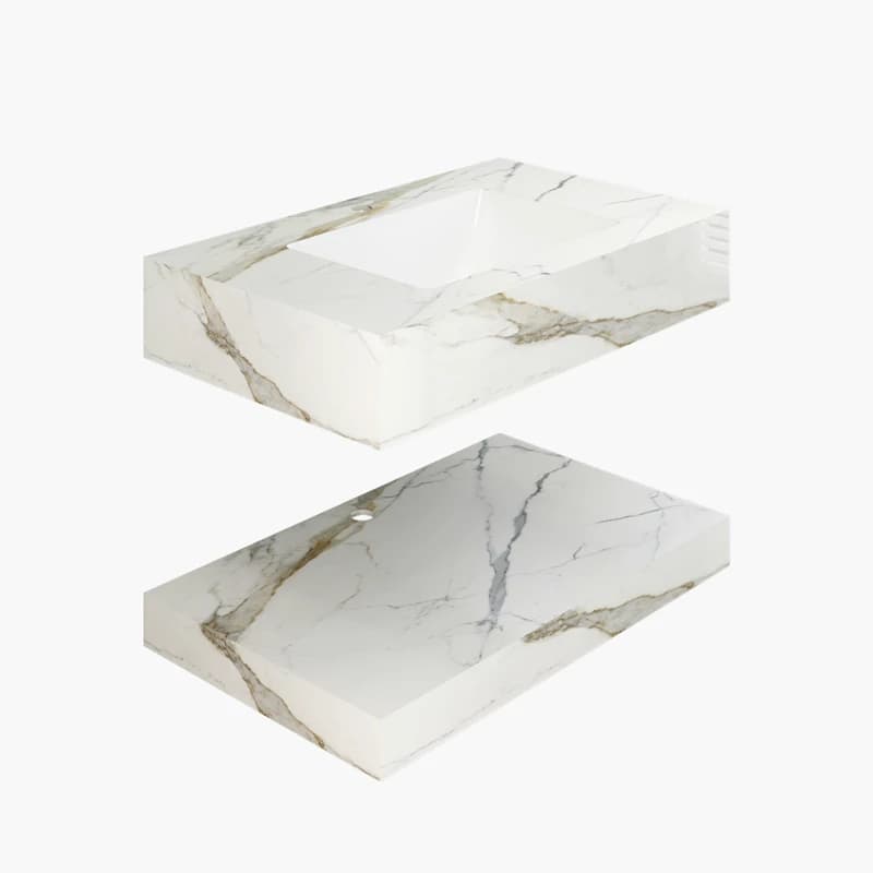 Chậu bàn đá 2 tầng Viglacera PHL-9S01P