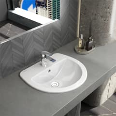 Ảnh Chậu rửa đặt bàn Viglacera CD12 6