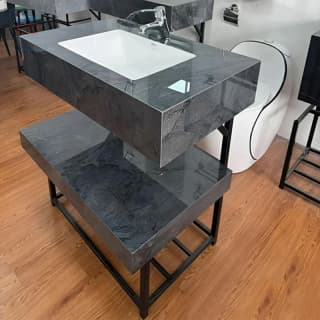 Ảnh Chậu rửa bàn đá 2 tầng Viglacera US10-9GP03 6