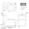 Bồn cầu 1 khối D&K DK-C2406 2